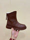 Winter Outdoor Flat Heel Ankle Boots
